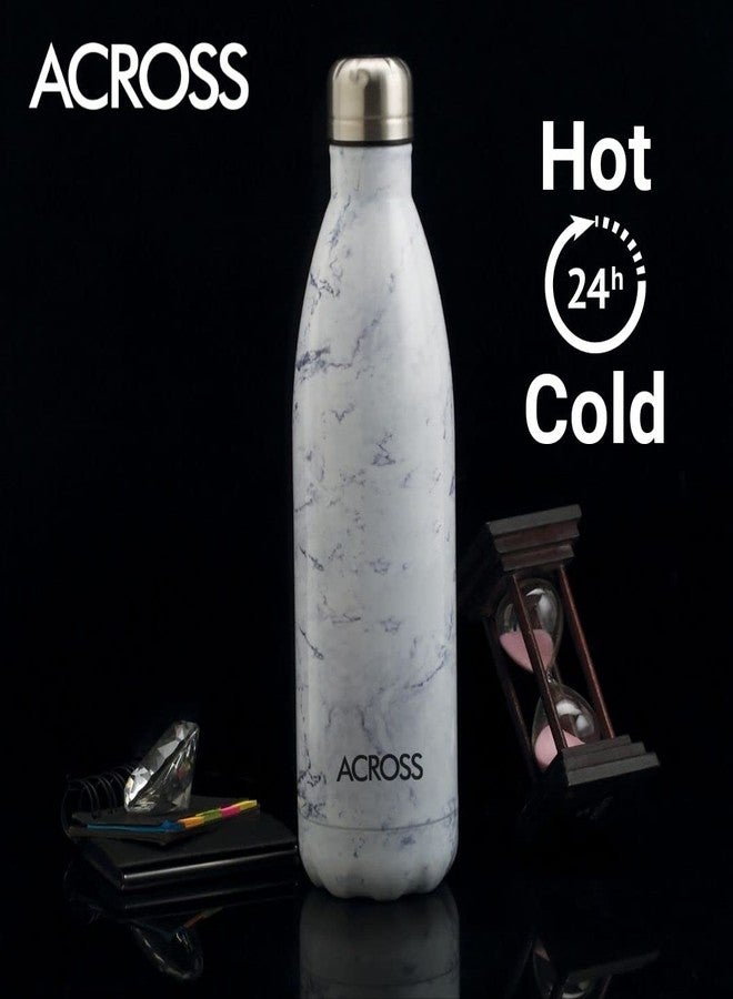 Across Cola 750 Marble Double Wall Hot and Cold Vacuum Insulated Flask Stainless Steel Water Bottle, 750 ml, Marble - Image 5